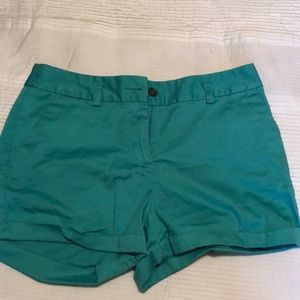 Green summer shorts